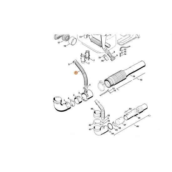 STIHL  Wąż fałdzisty 4203 701 6105